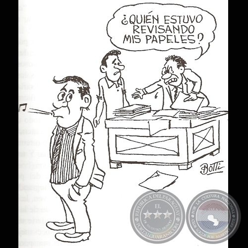 MAS PARAGUAYO QUE LA MANDIOCA - Ilustración de Fiorello Botti - Año 2007 